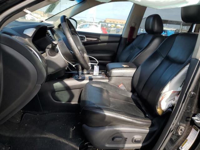 5N1AR2MN1EC625410 - 2014 NISSAN PATHFINDER S BLACK photo 7