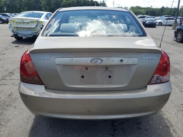 KMHDN46DX6U345263 - 2006 HYUNDAI ELANTRA GLS TAN photo 6