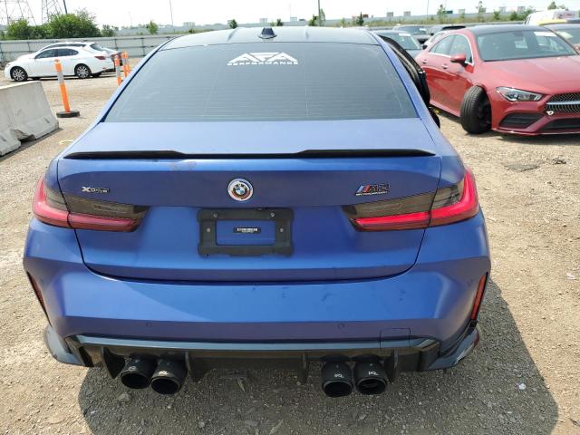 WBS43AY08PFP33058 - 2023 BMW M3 COMPETITION BLUE photo 6