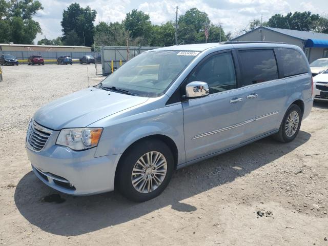2C4RC1CG6DR571758 - 2013 CHRYSLER TOWN & COU TOURING L BLUE photo 1