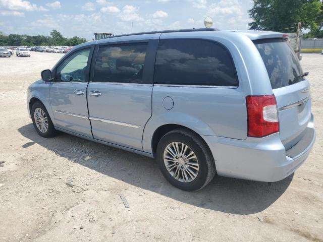2C4RC1CG6DR571758 - 2013 CHRYSLER TOWN & COU TOURING L BLUE photo 2