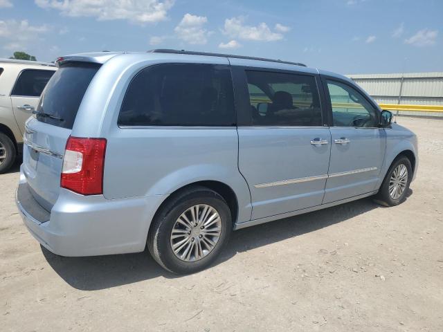 2C4RC1CG6DR571758 - 2013 CHRYSLER TOWN & COU TOURING L BLUE photo 3