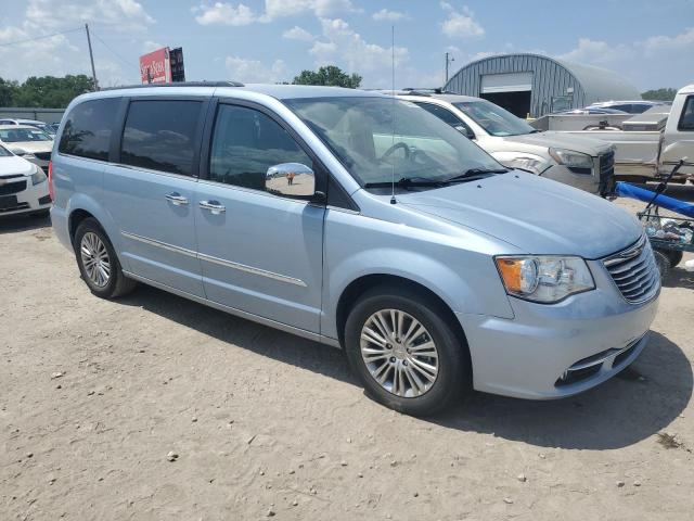2C4RC1CG6DR571758 - 2013 CHRYSLER TOWN & COU TOURING L BLUE photo 4