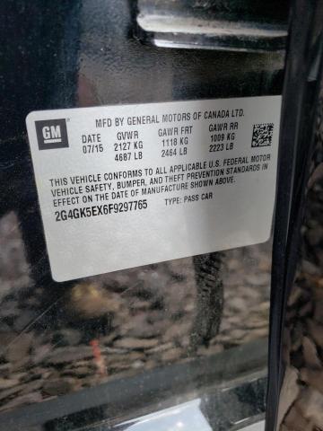 2G4GK5EX6F9297765 - 2015 BUICK REGAL 黑色 照片 12