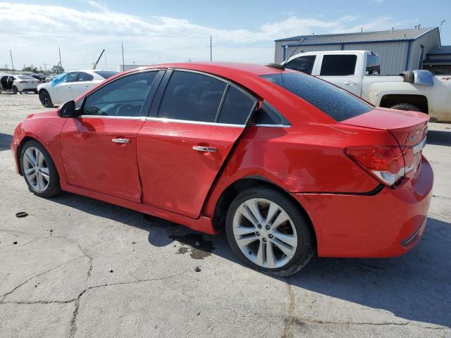 1G1PG5SB7F7299503 - 2015 CHEVROLET CRUZE LTZ RED photo 2