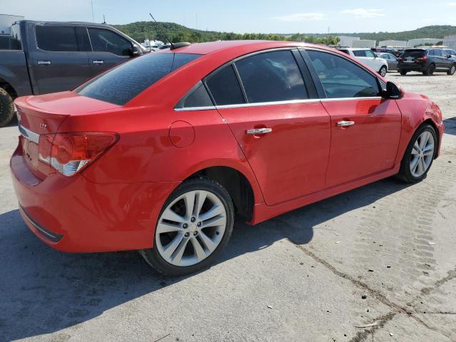 1G1PG5SB7F7299503 - 2015 CHEVROLET CRUZE LTZ RED photo 3