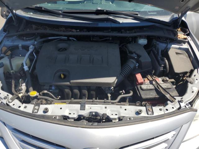 2T1BU4EE7DC072365 - 2013 TOYOTA COROLLA BASE SILVER photo 11