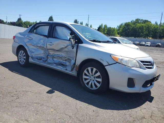 2T1BU4EE7DC072365 - 2013 TOYOTA COROLLA BASE SILVER photo 4