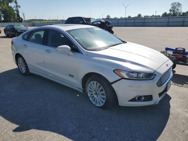 3FA6P0SU3DR294740 - 2013 FORD FUSION TITANIUM PHEV WHITE photo 4