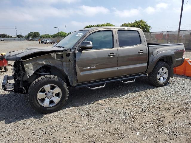 3TMJU4GNXEM169626 - 2014 TOYOTA TACOMA DOUBLE CAB PRERUNNER BROWN photo 1