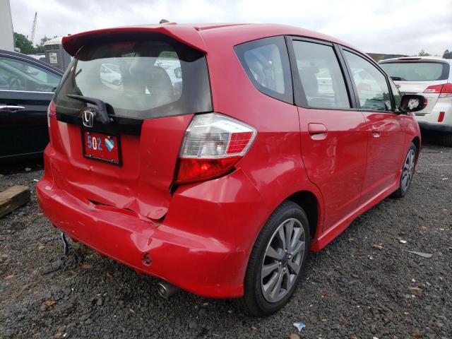 JHMGE8H51DC071287 - 2013 HONDA FIT SPORT RED photo 3