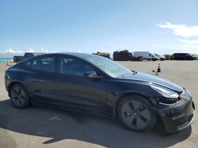 5YJ3E1EA1MF859451 - 2021 TESLA MODEL 3 BLACK photo 4