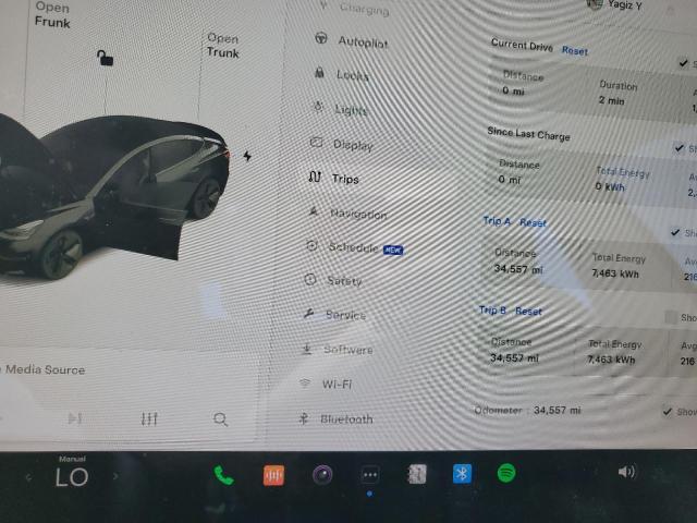 5YJ3E1EA1MF859451 - 2021 TESLA MODEL 3 BLACK photo 9