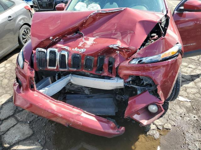 1C4PJLCB9HW549666 - 2017 JEEP CHEROKEE LATITUDE RED photo 12