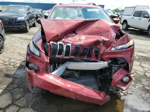 1C4PJLCB9HW549666 - 2017 JEEP CHEROKEE LATITUDE RED photo 5