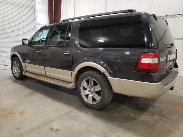 1FMFK18527LA27022 - 2007 FORD EXPEDITION EL EDDIE BAUER BLACK photo 2