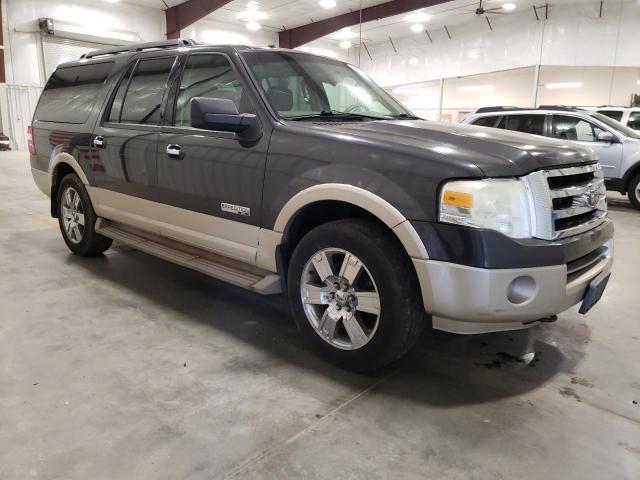 1FMFK18527LA27022 - 2007 FORD EXPEDITION EL EDDIE BAUER BLACK photo 4