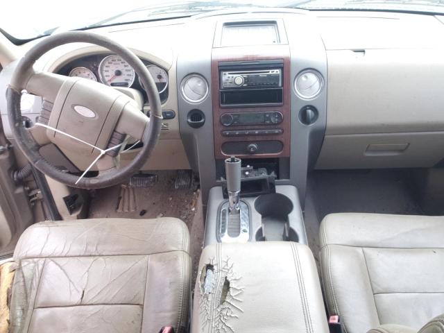 1FTPX12505NA89264 - 2005 FORD F150 BEIGE photo 8