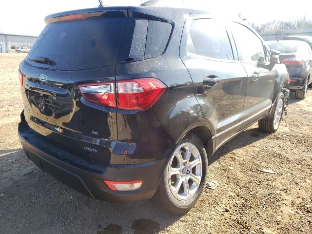 MAJ6S3GL0LC325049 - 2020 FORD ECOSPORT SE Noir photo 4