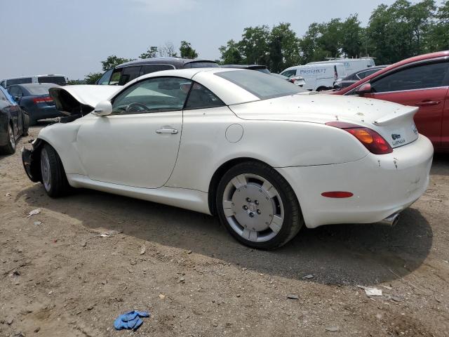 JTHFN48YX30043275 - 2003 LEXUS SC 430 WHITE photo 2