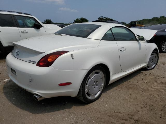 JTHFN48YX30043275 - 2003 LEXUS SC 430 WHITE photo 3