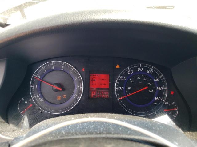 JNKAJ09F78M350480 - 2008 INFINITI EX35 BASE Սև լուսանկար 9