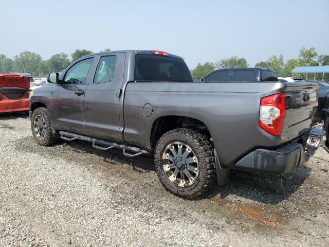 5TFRU5F14EX032473 - 2014 TOYOTA TUNDRA DOUBLE CAB SR/SR5 GRAY photo 2