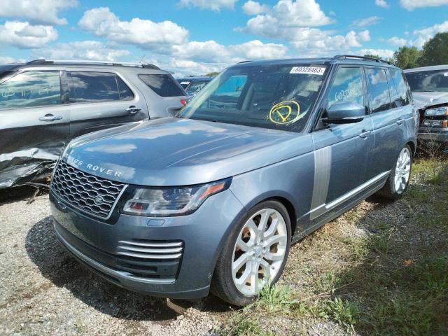 SALGV2RE7JA396006 - 2018 LAND ROVER RANGE ROVE AUTOBIOGRAPHY BLUE photo 1