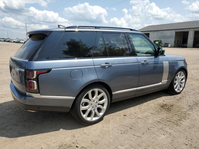 SALGV2RE7JA396006 - 2018 LAND ROVER RANGE ROVE AUTOBIOGRAPHY BLUE photo 3