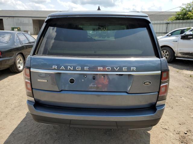 SALGV2RE7JA396006 - 2018 LAND ROVER RANGE ROVE AUTOBIOGRAPHY BLUE photo 6