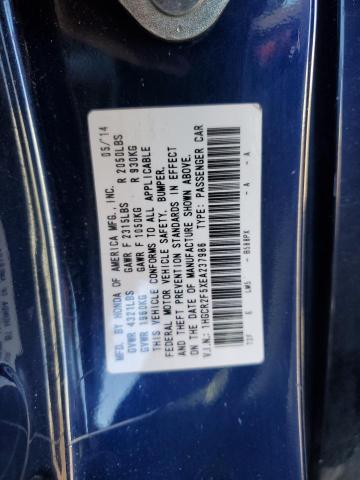1HGCR2F5XEA237986 - 2014 HONDA ACCORD SPORT 蓝色 照片 13