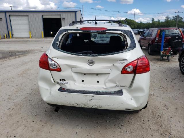 JN8AS58V08W142373 - 2008 NISSAN ROGUE S WHITE photo 6