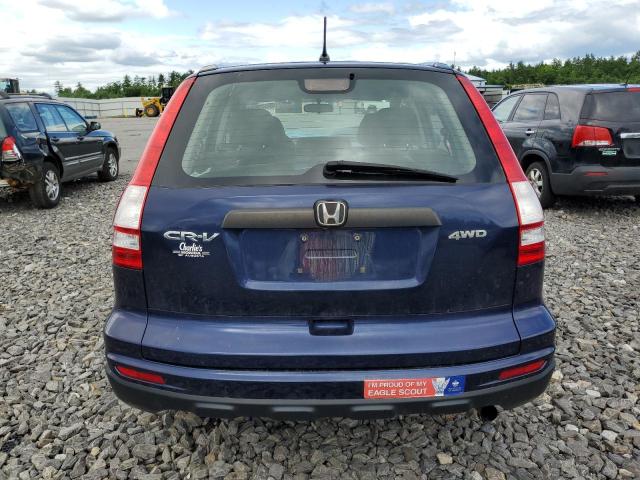 5J6RE4H32AL035552 - 2010 HONDA CR-V LX BLUE photo 6