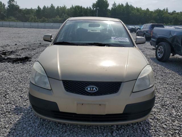 KNADE123976205403 - 2007 KIA RIO BASE TAN photo 5