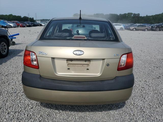 KNADE123976205403 - 2007 KIA RIO BASE TAN photo 6