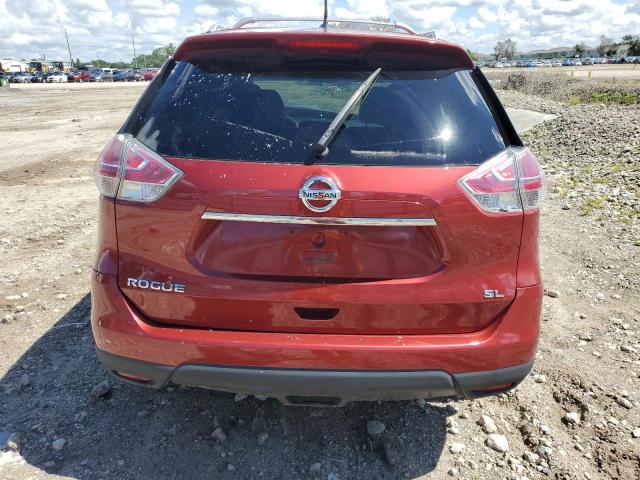 5N1AT2MT4FC893210 - 2015 NISSAN ROGUE S RED photo 6