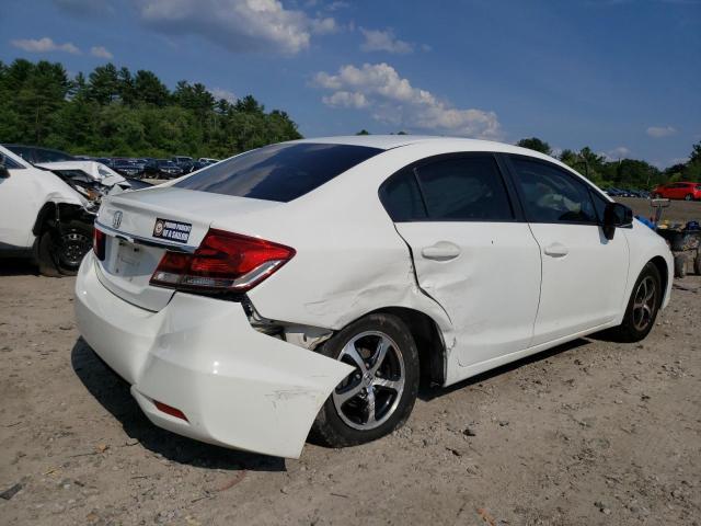 19XFB2F78FE265267 - 2015 HONDA CIVIC SE WHITE photo 3