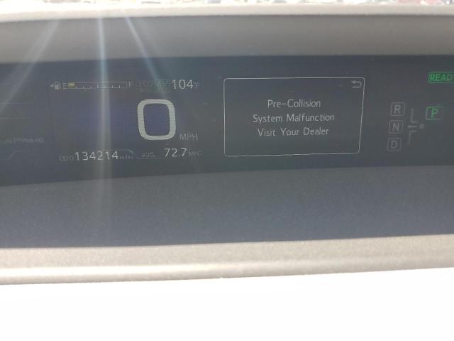 JTDKARFP5H3039918 - 2017 TOYOTA PRIUS PRIM ნაცრისფერი ფოტო 9