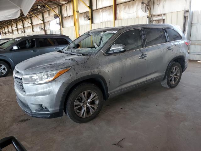 5TDKKRFH8FS117139 - 2015 TOYOTA HIGHLANDER XLE Gümüş foto 1