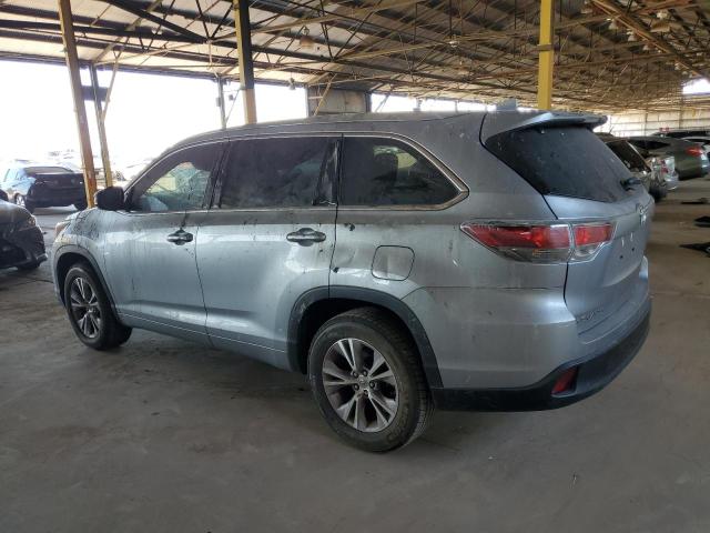 5TDKKRFH8FS117139 - 2015 TOYOTA HIGHLANDER XLE Gümüş foto 2