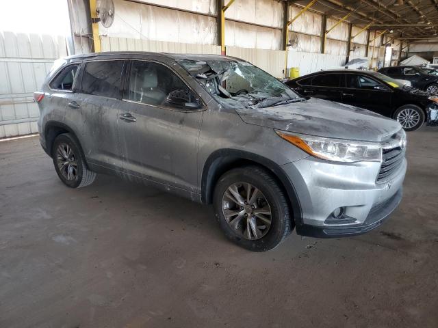 5TDKKRFH8FS117139 - 2015 TOYOTA HIGHLANDER XLE Gümüş foto 4