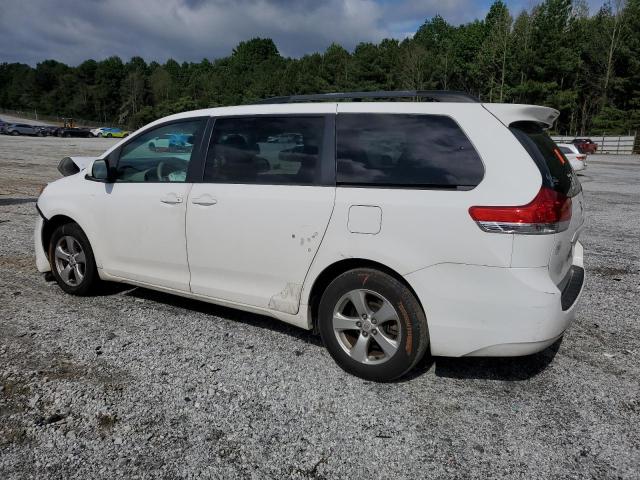 5TDKK3DC7CS189479 - 2012 TOYOTA SIENNA LE WHITE photo 2