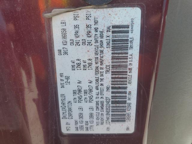 3D7ML48C77C702097 - 2007 DODGE RAM 3500 S BURGUNDY photo 12