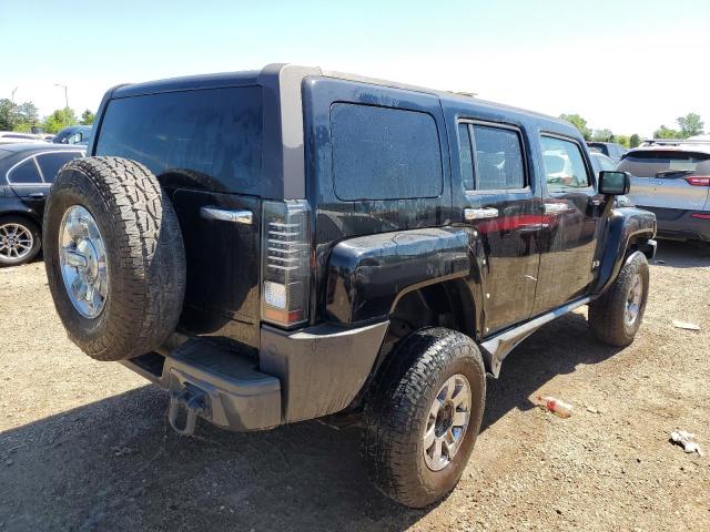 5GTDN13E278238159 - 2007 HUMMER H3 BLACK photo 3