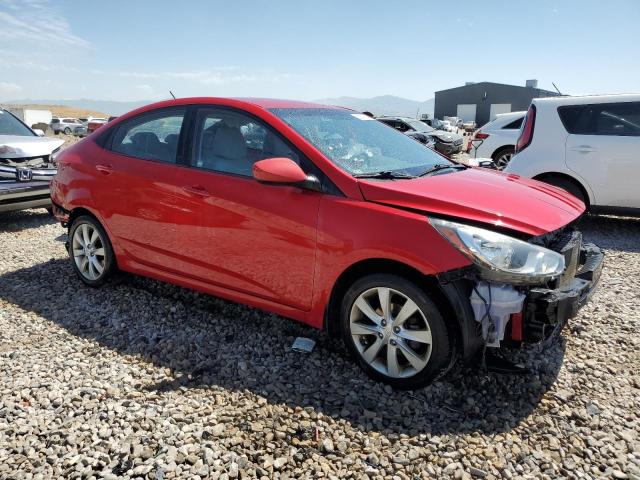 KMHCU4AE0CU185808 - 2012 HYUNDAI ACCENT GLS RED photo 4