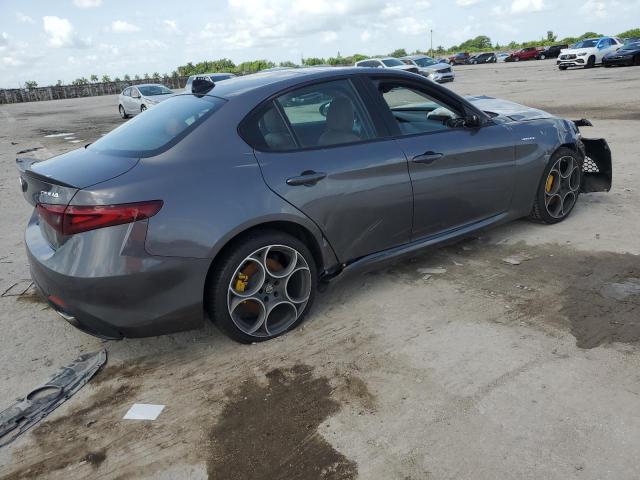 ZARFAEDN3H7541501 - 2017 ALFA ROMEO GIULIA Q4 GRAY photo 3