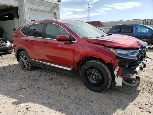 2HKRW2H93NH610134 - 2022 HONDA CR-V TOURING RED photo 4