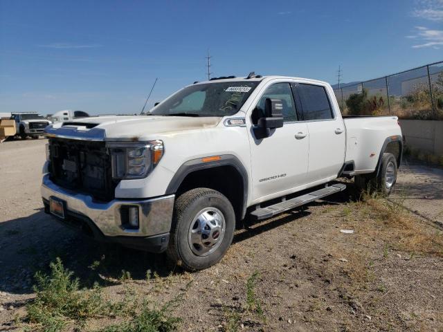 1GT49TEY3NF119303 - 2022 GMC SIERRA K3500 SLE WHITE photo 1