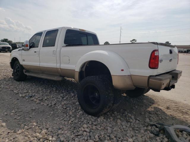 1FT8W3DT7BEB03767 - 2011 FORD F350 SUPER DUTY WHITE photo 2