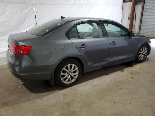 3VWDP7AJ1CM312405 - 2012 VOLKSWAGEN JETTA SE GRAY photo 3